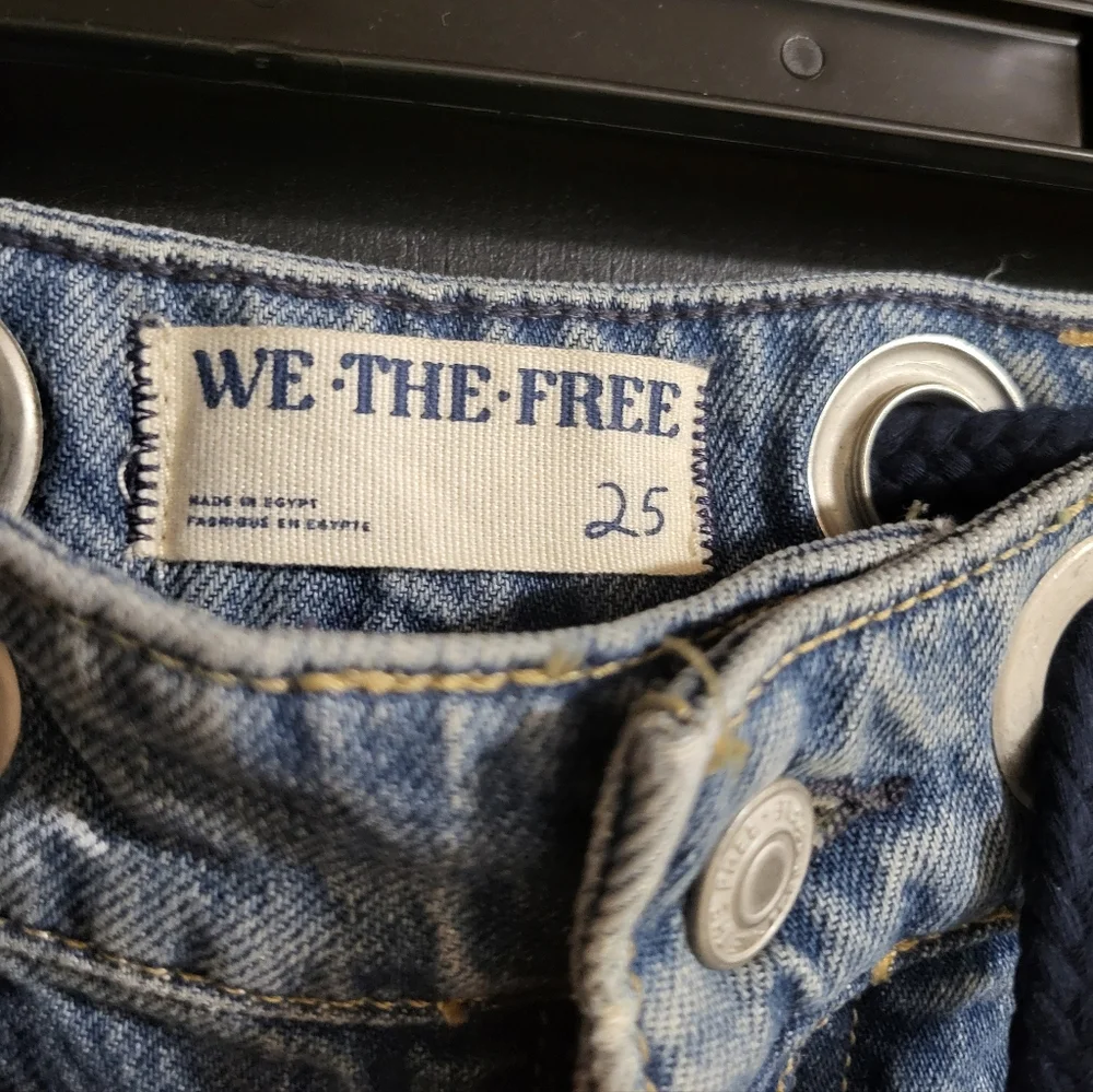 Free People We The Free Moxie Low Slung Pull On Jeans - Picture 9 of 13